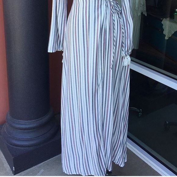 Maxi Wrap Dress - Picture 2 of 4